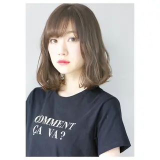 ミディアム カラー 竹之内 蔵人のヘアスタイル