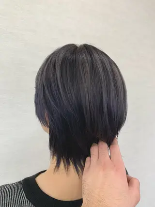 ショート カラー チバ ヒロトのヘアスタイル