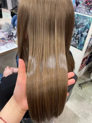 ミディアム 💖推しカラー💖 オタク美容師✂ゆづきのヘアスタイル