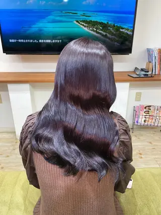 ロング カラー ハクア相模大野店(HAKUA)所属・髪質改善&白髪ぼかし スタイリスト近藤宏樹のヘアスタイル