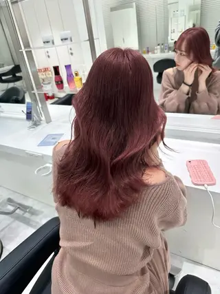 ミディアム カラー ♡上品韓国髪♡ブラ ウン/SAYATOのヘアスタイル