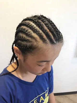 ヘアアレンジ ツノガイ エリのヘアスタイル