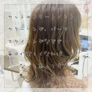 ミディアム カラー 上田 篤史のヘアスタイル