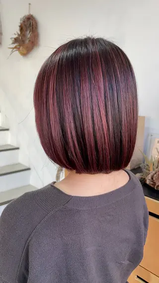 ミディアム カラー 🎨カラー専門家🎨 チャーリーのヘアスタイル