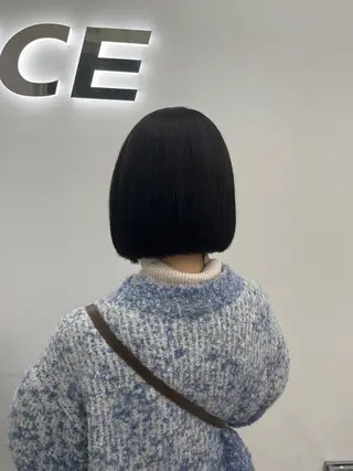 ショート 韓国ワンホン透明感 カラー✨🖤ここあのヘアスタイル