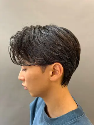 ショート パーマ メンズ 横浜/レイヤー/ カネコのヘアスタイル