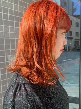 セミロング カラー 🌸スタイリスト 山浦美恵のヘアスタイル