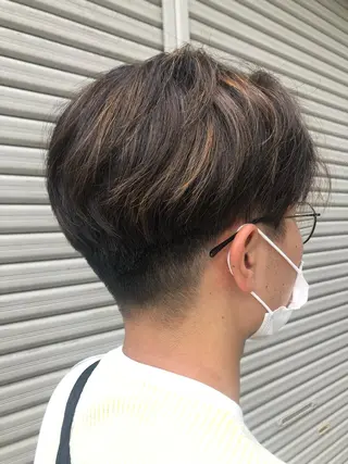 ショート メンズパーマ、カラー 大募集村上莉奈のヘアスタイル