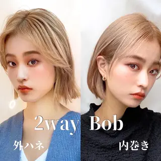 ショート カラー パーマ ヘアアレンジ レイヤー専門家 ダブルカラー修のヘアスタイル