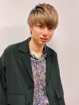 メンズ 丹羽大喜 縮毛矯正/美髪矯正のヘアスタイル
