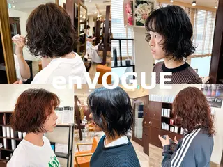 ショート パーマ レイヤー/パーマ /縮毛/ 宮本 泰周のヘアスタイル