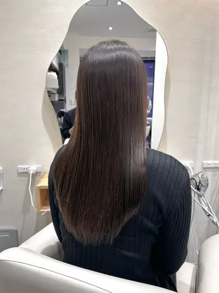 セミロング カラー 矢野 晃平のヘアスタイル