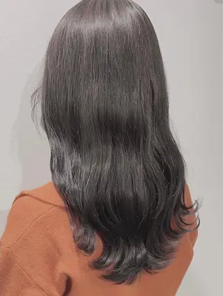ロング カラー 𓏸レイヤー髪質改善 透けカラーカノン🫧のヘアスタイル