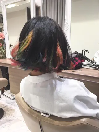 ショート カラー 清野 大のヘアスタイル