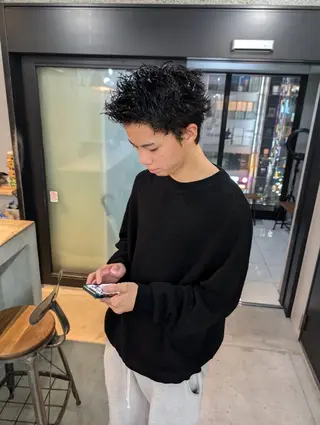 ショート カラー メンズ 【毛流れヘア】 人気No.1/ユウキのヘアスタイル