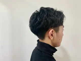パーマ メンズ あべ ゆうかのヘアスタイル