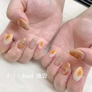 ミディアム nail jaol池袋店所属・ネイルJaol 池袋のネイルデザイン
