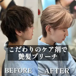 カラー メンズ 【メンズ特化⚡️】 曲がる矯正/千原涼麻のヘアスタイル