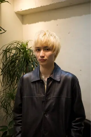 カラー メンズ 赤木蓮/メンズ特化/ メンズパーマ/のヘアスタイル