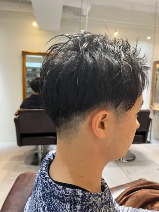 メンズ ツヤカラー🫧Sae ネイルモデル募集中のヘアスタイル