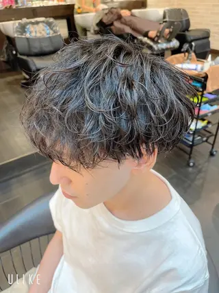 ショート パーマ メンズ メンズパーマ特化/ メッシュ/薫/店長のヘアスタイル