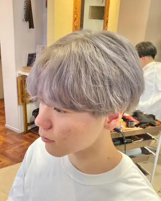 カラー メンズ カットが上手い 💇♂🌸サク🌸のヘアスタイル