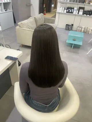 ロング パーマ カラーモデル募集/ 森本明花のヘアスタイル