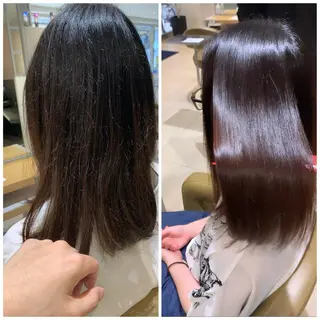 セミロング 美髪ストレート AOYAGIのヘアスタイル