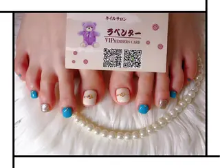 ネイル ラベンダー💖日暮里 ルル💖ネイルのネイルデザイン