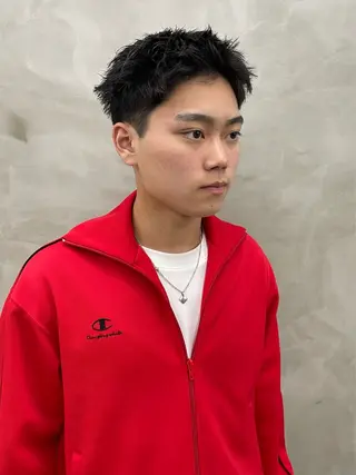 ショート メンズ メンズカット パーマ[佐橋]のヘアスタイル