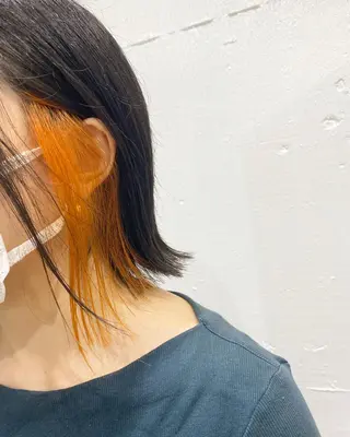 ショート カラー ヘアアレンジ ササキカズマ〻透明感 〻色落ち〻赤み消しのヘアスタイル