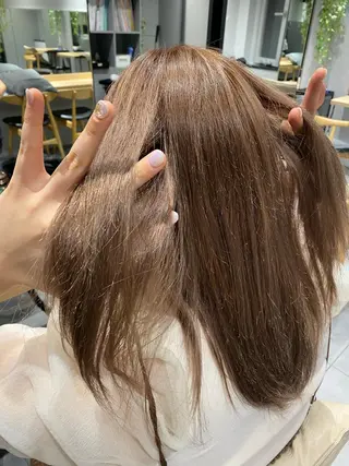セミロング カラー 艶カラー/似合わせ 💖Emmy💖のヘアスタイル