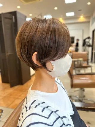 ショート カラー 藤田 祥平のヘアスタイル