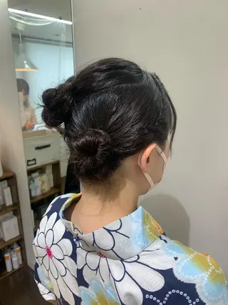 ヘアアレンジ デジタルパーマ🫧 韓国風ヘア🫧サクラのヘアスタイル