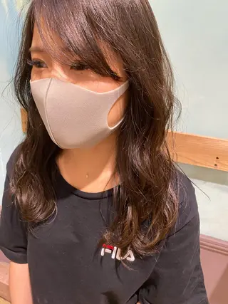 ミディアム ショート& パーマ　坂本のヘアスタイル