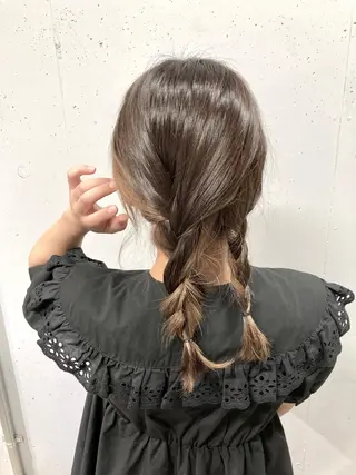 ミディアム 新井 広樹のヘアスタイル