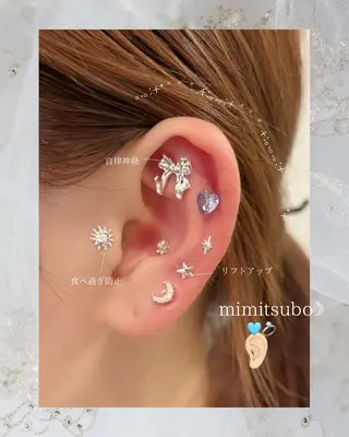 メンズ キッズ 耳つぼジュエリー🌙 Moon*のエステ・リラクイメージ