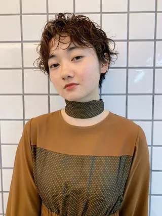 ショート パーマ 🌈前田 潤 /ショート/レイヤーのヘアスタイル