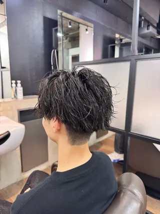 ミディアム パーマ 【メンズ専用サロン】 💈小林遥希💈のヘアスタイル