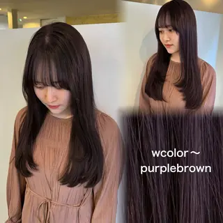 ロング カラー yard.長田 唯のヘアスタイル
