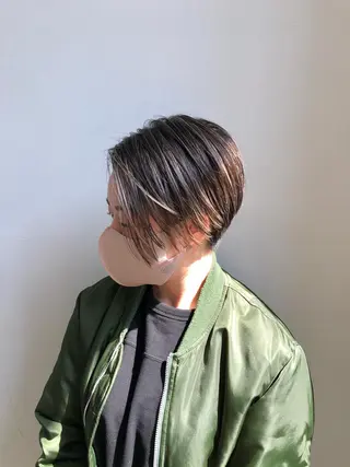ショート カラー メンズ特化 パーマ/オザワのヘアスタイル