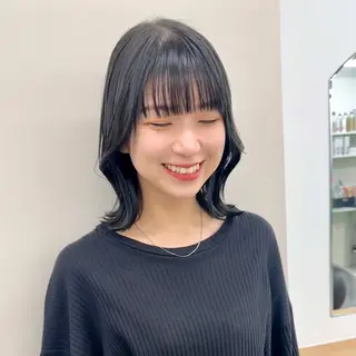 ミディアム カラー ブリーチなし/レイヤ ー特化🌈Tommyのヘアスタイル