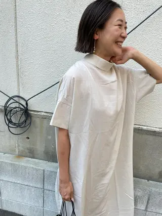 ミディアム さの あやねのヘアスタイル