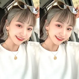 ショート カラー 韓国ヘア/艶カラー /田中悠佑のヘアスタイル