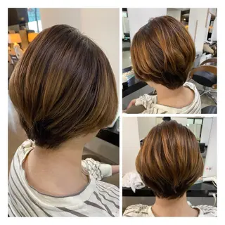 ショート パーマ 烏山 達也のヘアスタイル