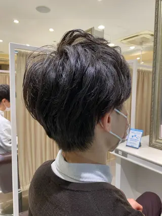 ショート メンズ 前田 夏実/メンズカットのヘアスタイル