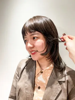 ミディアム 【haRu/ハル】 さくらこのヘアスタイル