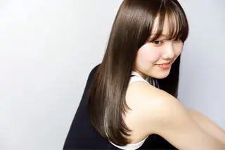 セミロング 髪質改善/韓国/ ヘアセット/夏美のヘアスタイル