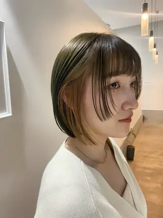 カラー 宇野 鈴花のヘアスタイル