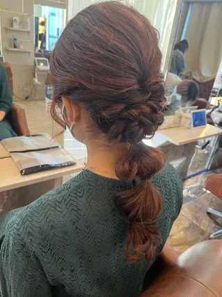 ヘアアレンジ LucksiMie ginza 明松のヘアスタイル